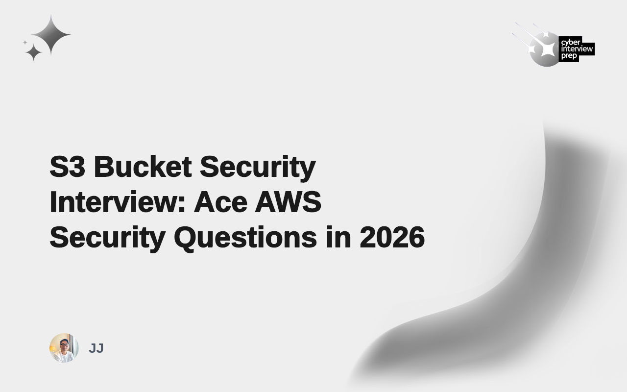 S3 Bucket Security Interview: Ace AWS Security Questions in 2026