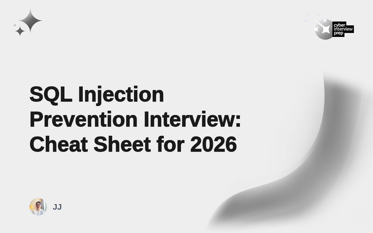 SQL Injection Prevention Interview: Cheat Sheet for 2026
